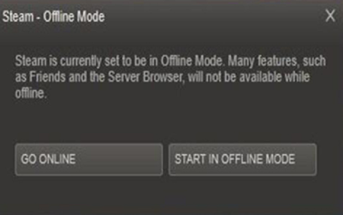start in offline mode