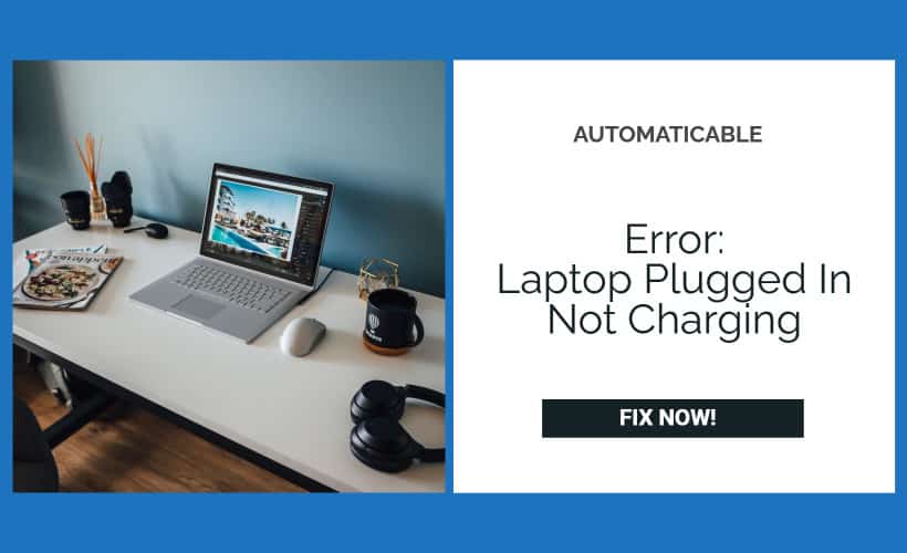 laptop plugged in not charging