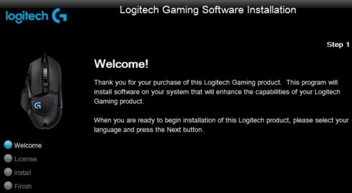 re-install logitech gaming software