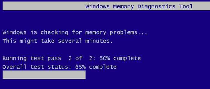 run memory diagnostics