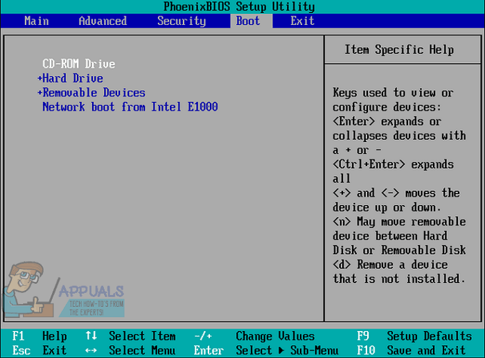primary boot disk