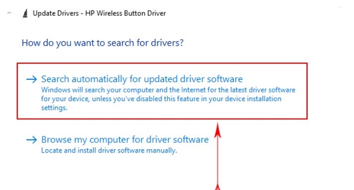 updating driver automatically